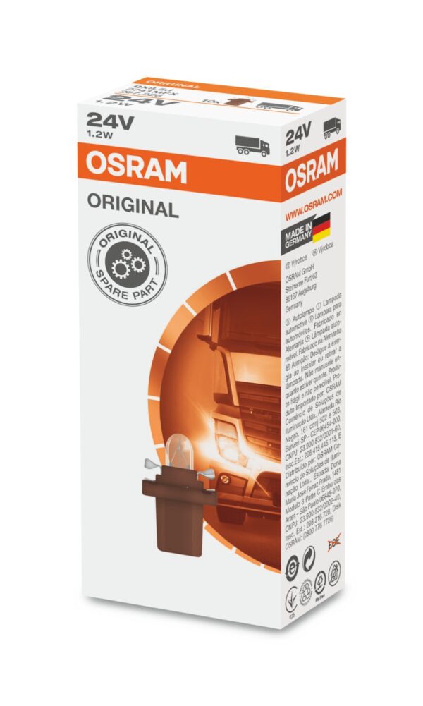 Osram Original BX8,5d 24V 1,2W 2741MFX