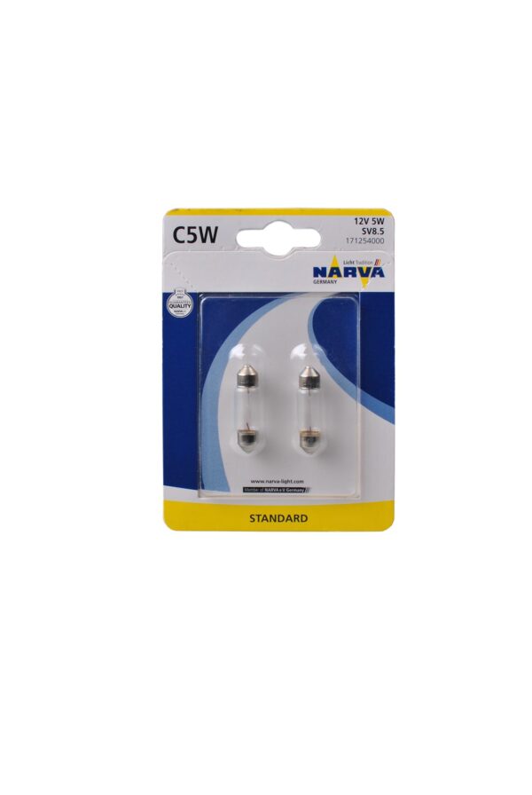 4013790227171 NARVA C5W 11x35 SV8,5 5W 12V
