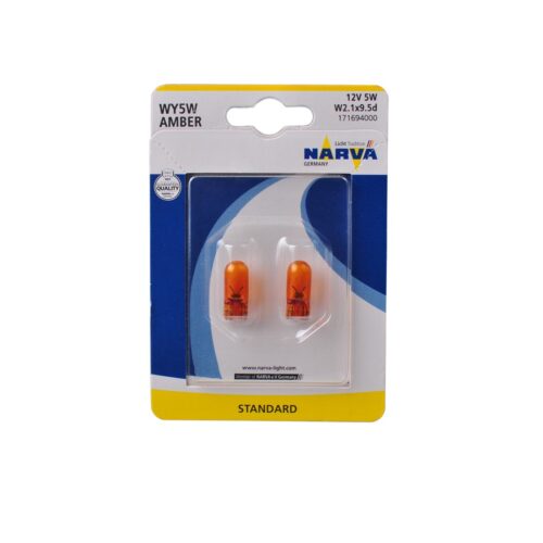 4013790942173 NARVA WY5W AMBER W2,1X9,5d 5W 12V