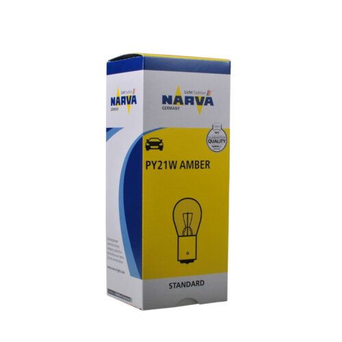 4013790955050 NARVA PY21W AMBER BAU15s 21W 12V