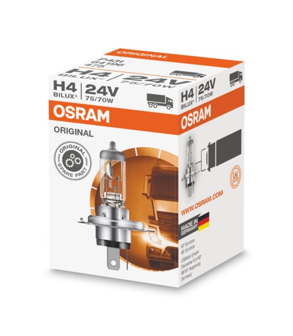 Osram GIGANT Heavy-Duty H4 P43t 24V 75/70W 94196