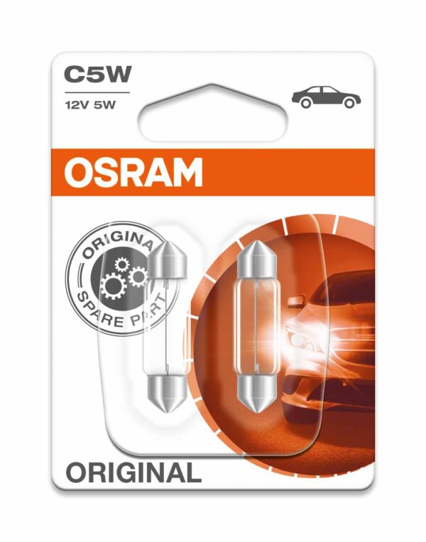 4050300925622 OSRAM Original 6418 SV8,5-9 12V 5W C5W 02B