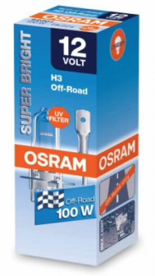 4052899126312 Halogeen OSRAM SUPER BRIGHT PREMIUM H3 PK22s 12V 100W