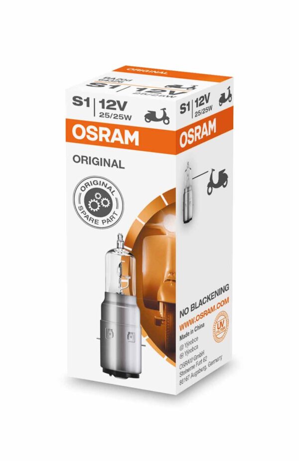 10557172 LSCLA40 4.7W827 220-240VFR E27FC APOSRAM v1.indd OSRAM Original 64326 S1 BA20d 25/25W 12V