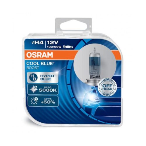 4052899439788 Halogeen OSRAM COOL BLUE BOOST H4 P43t 12V 100/90W DUO
