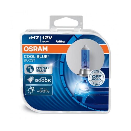 4052899439801 Halogeen OSRAM COOL BLUE BOOST H7 PX26d 12V 80W DUO