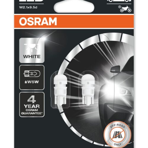4052899620810 Osram LEDriving® 2825DWP-02B 0,8W/12V W2.1x9.5d ≠ "W5W" valge 6000K