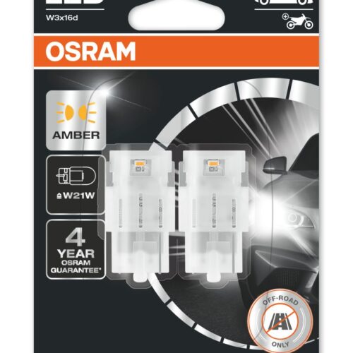 4062172149273 Osram LEDriving® 7505DYP-02B 1,3W/12V W3x16d ≠ "W21W" merevaigukollane