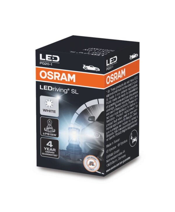 Osram LEDriving® 5201DWP 1,6W/12V PG20-1 ≠ "PS19W" Valge 6000K