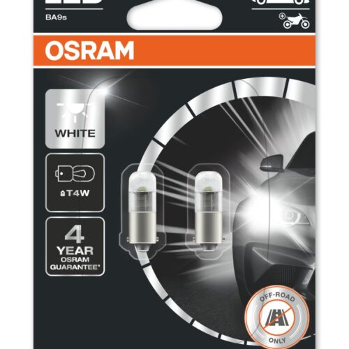 4062172150354 Osram LEDriving® 3893DWP-02B 0,8W/12V BA9s ≠ "T4W" valge 6000K