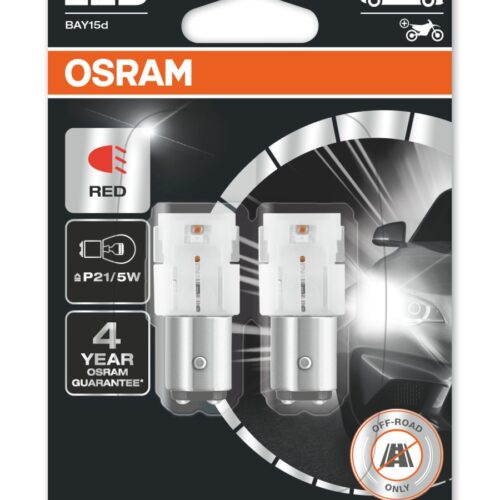 4062172151740 Osram LEDriving® 7528DRP-02B 1,4W/12V BAY15d ≠ "P21/5W" punane