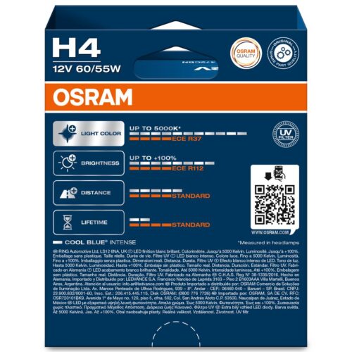 4062172387415_2 OSRAM COOL BLUE INTENSE 64193CBN-2HB H4 P43t 12V 60/55W
