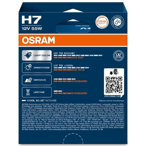 4062172387538_2 OSRAM COOL BLUE INTENSE 64210CBN-2HB H7 PX26d 12V 55W