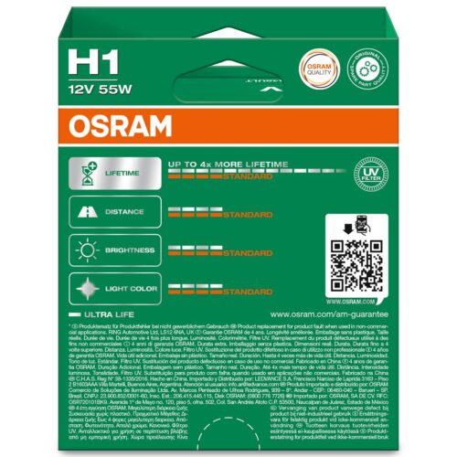 4062172388122_2 OSRAM ULTRALIFE 64150ULT-2HB H1 P14,5s 12V 55W
