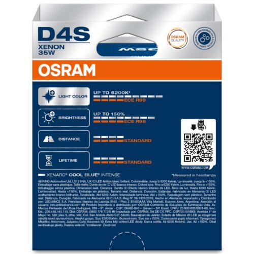 OSRAM COOL BLUE INTENSE 66440CBN-2HB D4S P32d-5 0V 35W