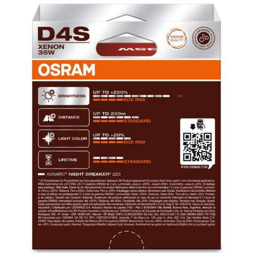 4062172397827_2 OSRAM XENARC NIGHT BREAKER 220 D4S