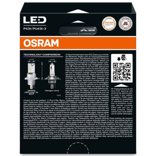 4062172398077_2 OSRAM LEDriving EASY 64193DWESY-2HB ~H4 P43t / PU43t-3 12V 18.7W/19.0WW