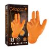 5391515867673_01 Grippaz Nitrile Fishscale 240mm 6mil 50tk/karp Oranž Suurus L