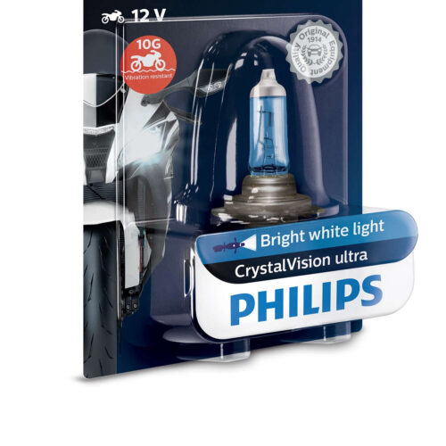 8711500221186 Philips H7 CrystalVision ultra Moto 12V55 PX26d BW