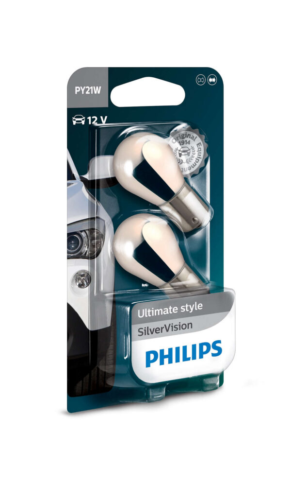 Philips PY21W SilverVision 12V21W BAU15s B2