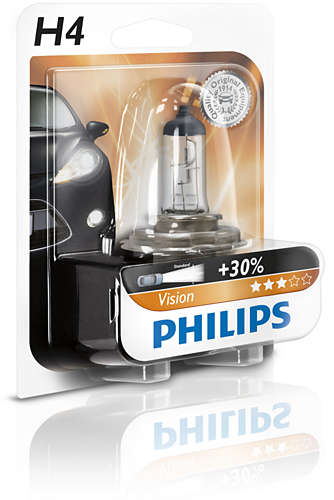 8711500474803 Philips Vision +30% H4 12V 01B