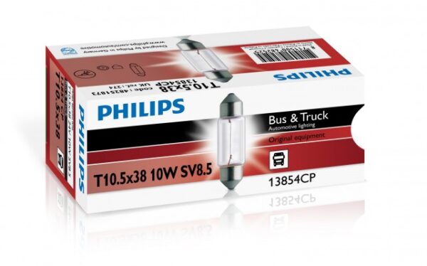 Philips Festoon T10,5x38 10W 24V10W SV8,5 CP