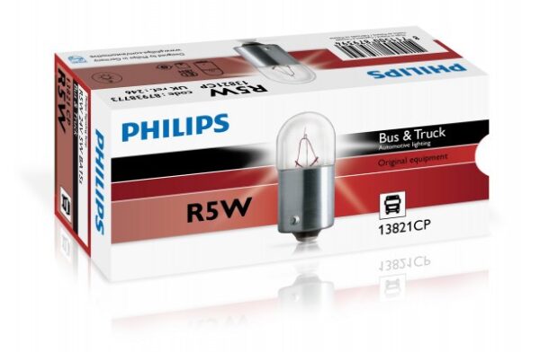 Philips R5W 5W BA15S 24V 13821CP