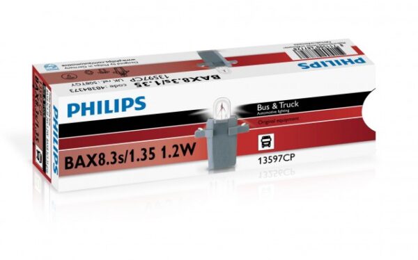 Philips Bax 8,3s/1,35 hall 24V1,2W BAX8,3s/1,35 hall CP