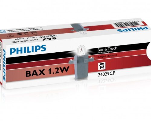 8711500484024 Philips Bax kollane 24V1.2W BAX8,5d/2 kollane CP