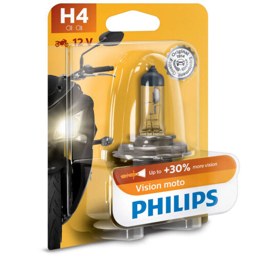 8711500490247 Philips H4 Vision Moto 12V60/55W P43t-38 BW