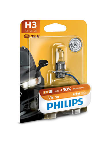 8711500695611 Philips H3 Vision PK22s 12V 55W B1