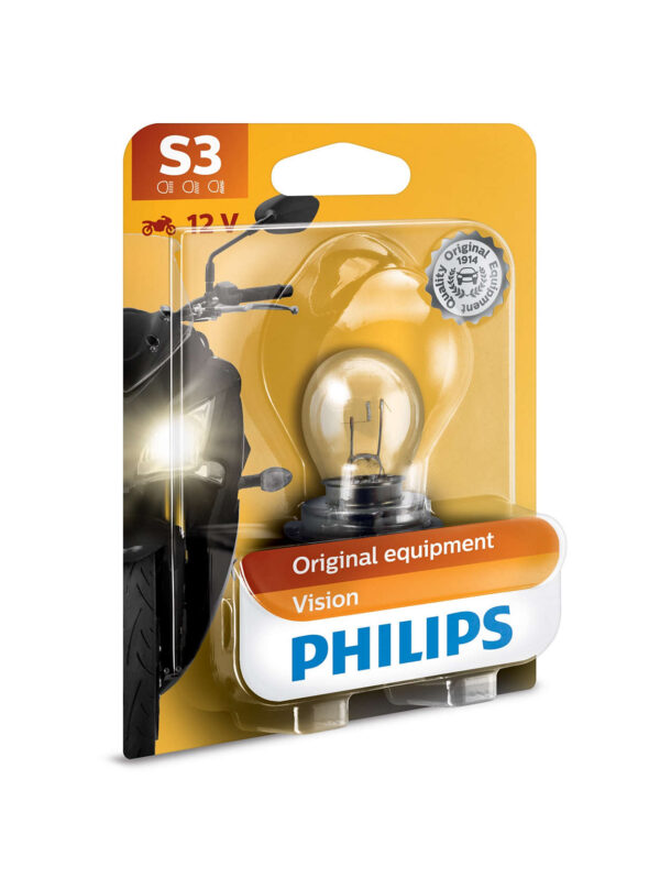 Philips S3 12V15W P26s BW