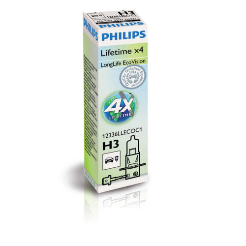 8711500777041 Philips H3 LongLife EcoVision 12V55W PK22s C1