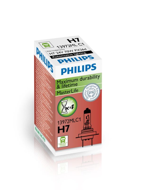 Philips H7 MasterLife PX26d 24V 70W C1