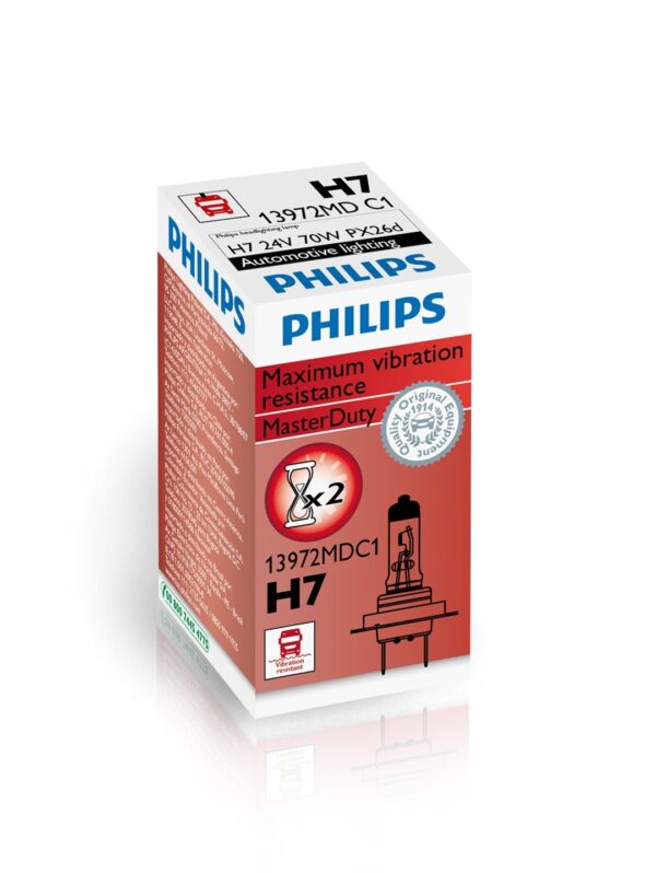 Philips H7 MasterDuty PX26d 24V 70W C1