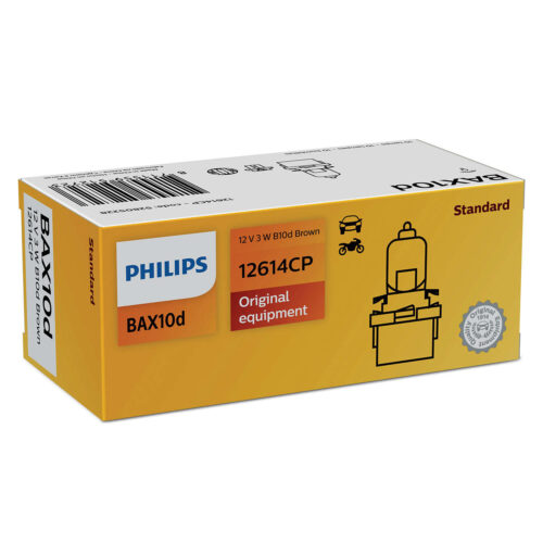 8711559528052 Philips B10D pruun halogeen 12V3W B10d pruun CP