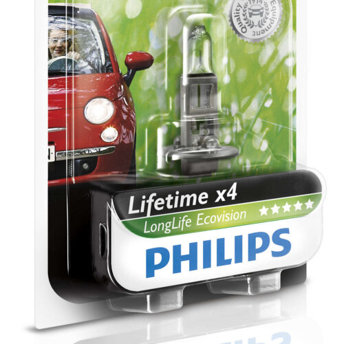 8727900361964 Philips H1 LongLife EcoVision 12V55W P14,5s B1