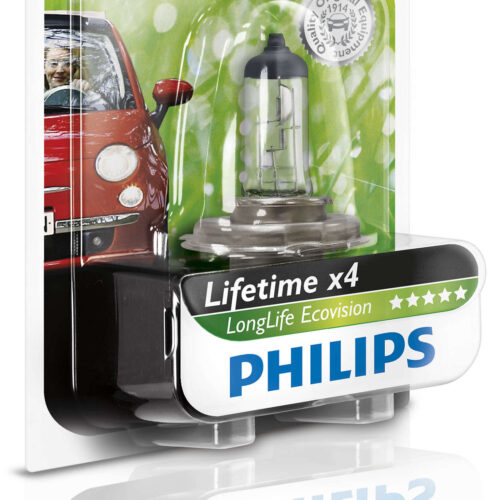 8727900361988 Philips H4 LongLife EcoVision 12V60/55W P43t-38 B1