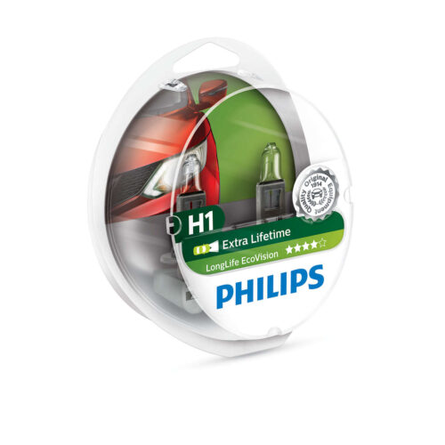 8727900362558 Philips H1 LongLife EcoVision 12V55 P14,5s S2