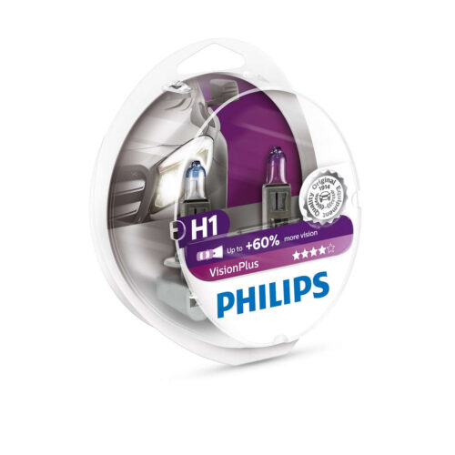 8727900363227 Philips H1 VisionPlus 12V55W P14,5s S2