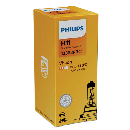 8727900364309 Philips H11 Vision 12V55W PGJ19-2 C1