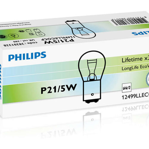 8727900382013 Philips P21/5W LongLife Ecovision 12V41050 BAY15d CP