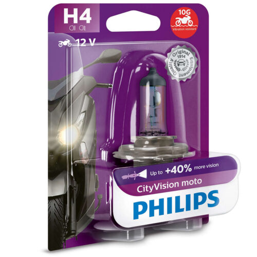 8727900398960 Philips H4 CityVision Moto 12V60/55 P43t-38 BW