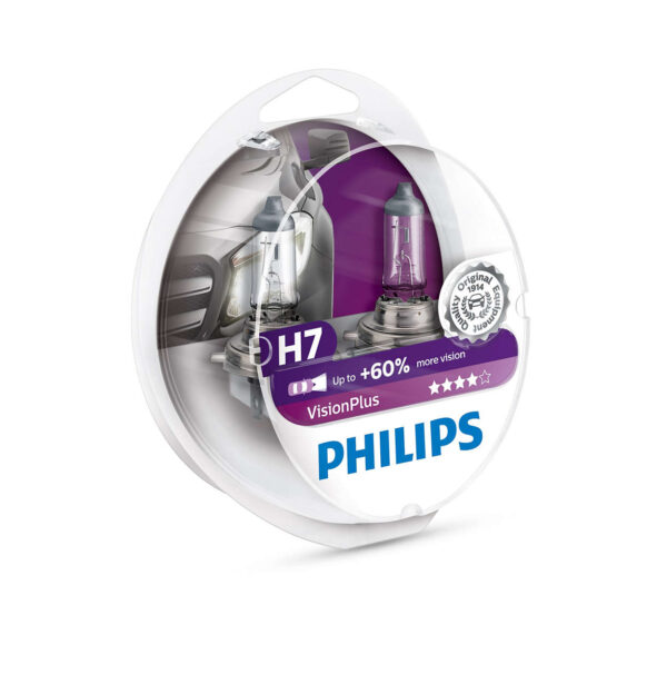 Philips H7 VisionPlus 12V55W PX26d S2