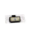 clp102_02 LED numbrimärgi tuli AUDI A4-2 18SMD