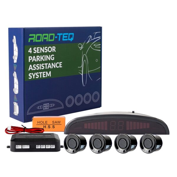 cp4b Parkimisabisüsteem - CP4 digitaalse ekraaniga - must