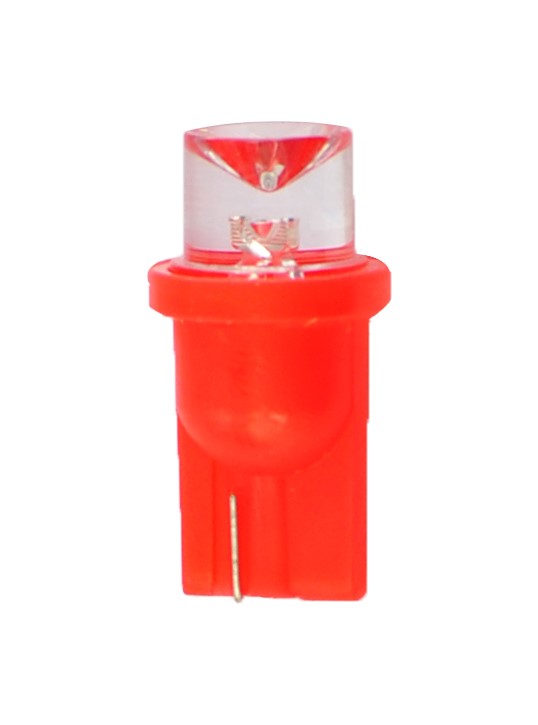 l006ar LED L006AR - W5W 1xFlux Concave Red