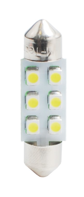 l028w LED L028W - C5W 36mm 6xSMD3528 Valge