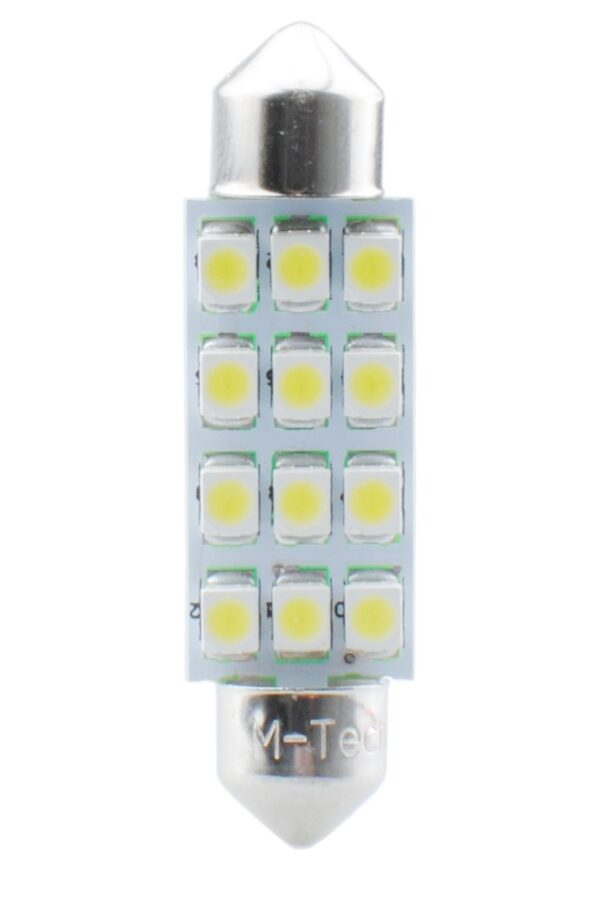 l030w LED L030W - C5W 41mm 12xSMD3528 Valge