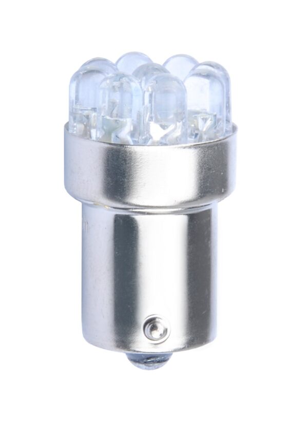 l033r LED L033R - BA15s 5mm 9xFlux Red